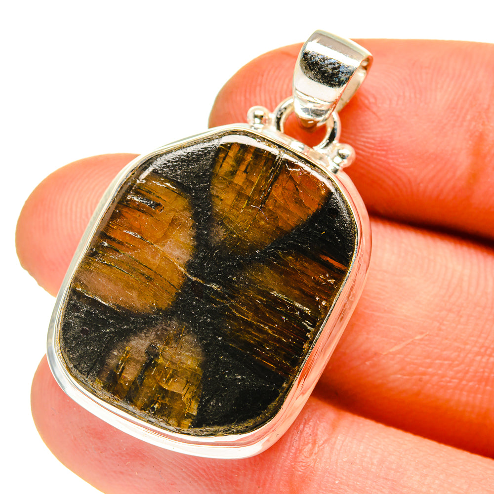 Chiastolite Pendants handcrafted by Ana Silver Co - PD760798