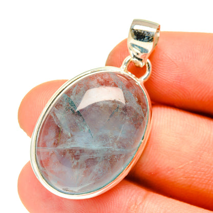 Blue Fluorite Pendants handcrafted by Ana Silver Co - PD760800