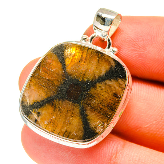 Chiastolite Pendants handcrafted by Ana Silver Co - PD760803