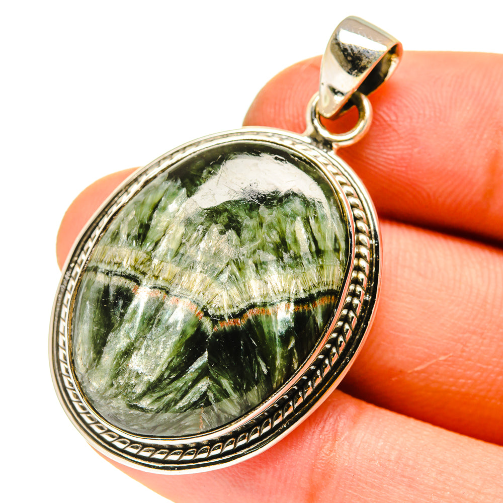 Seraphinite Pendants handcrafted by Ana Silver Co - PD760804