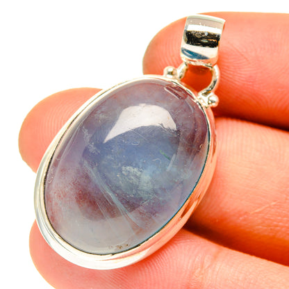 Blue Fluorite Pendants handcrafted by Ana Silver Co - PD760817