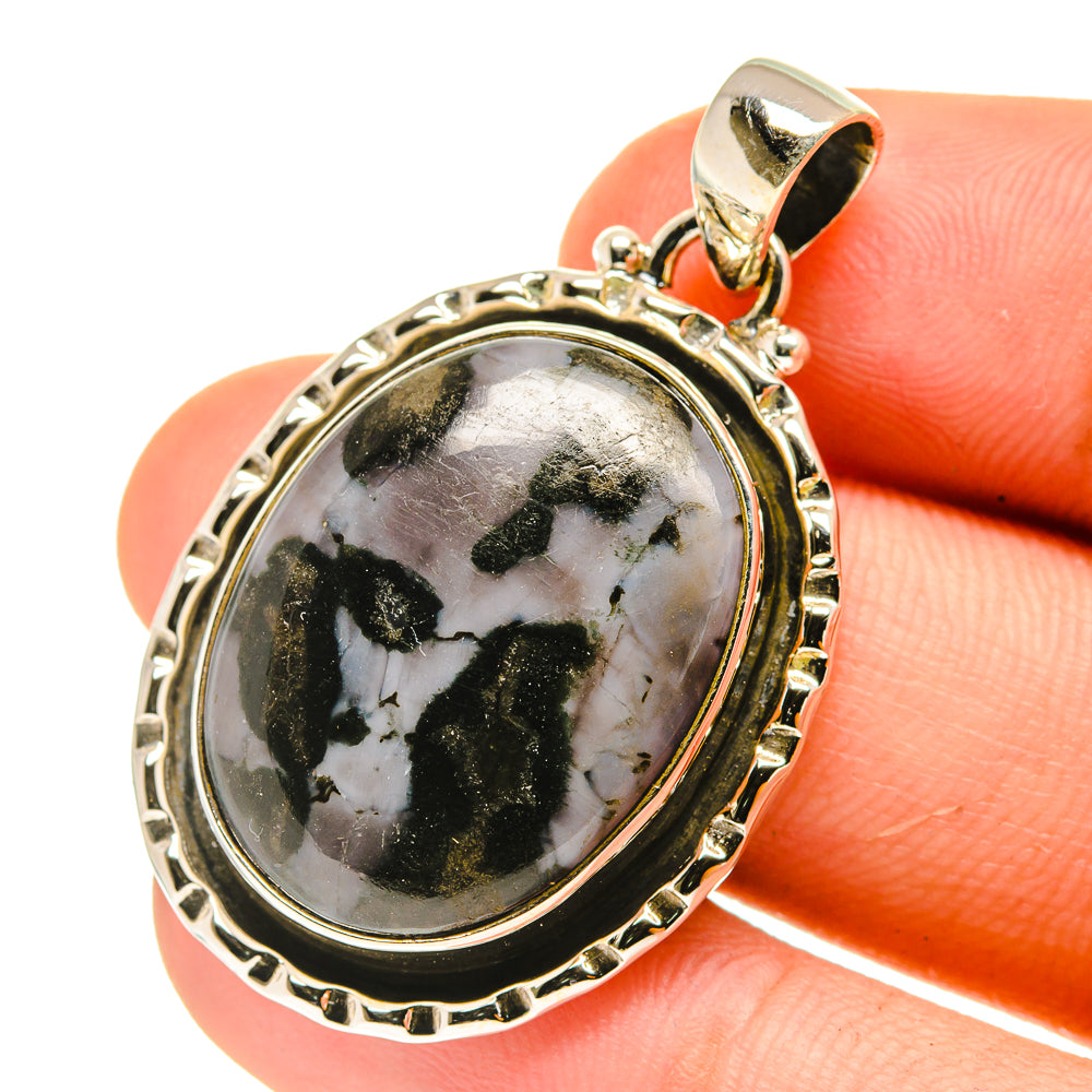 Gabbro Stone Pendants handcrafted by Ana Silver Co - PD760833