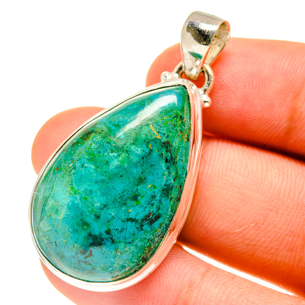 Chrysocolla Pendants handcrafted by Ana Silver Co - PD760835