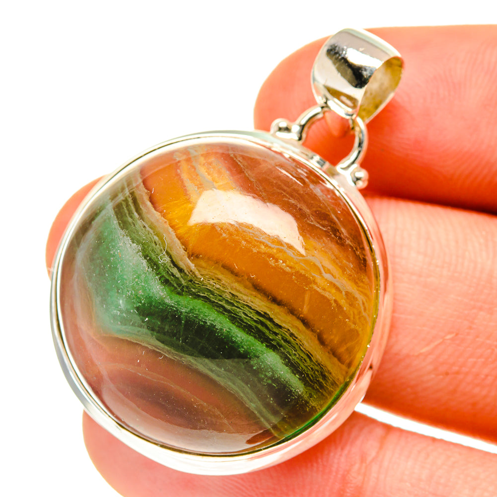 Fluorite Pendants handcrafted by Ana Silver Co - PD760839