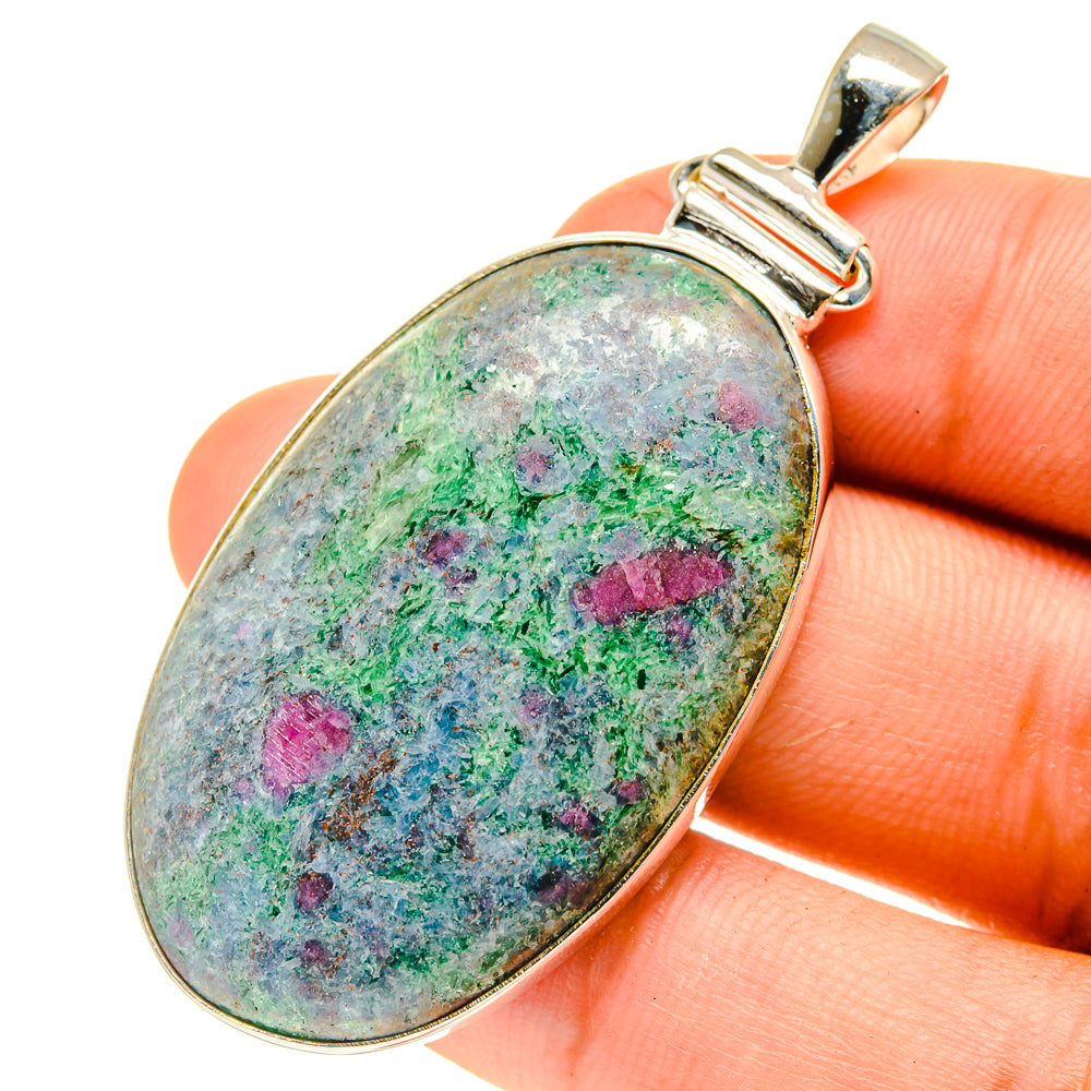 Ruby Fuchsite Pendants handcrafted by Ana Silver Co - PD760854
