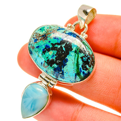 Shattuckite Pendants handcrafted by Ana Silver Co - PD760855