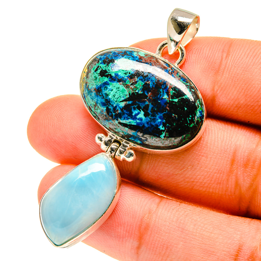 Shattuckite Pendants handcrafted by Ana Silver Co - PD760865