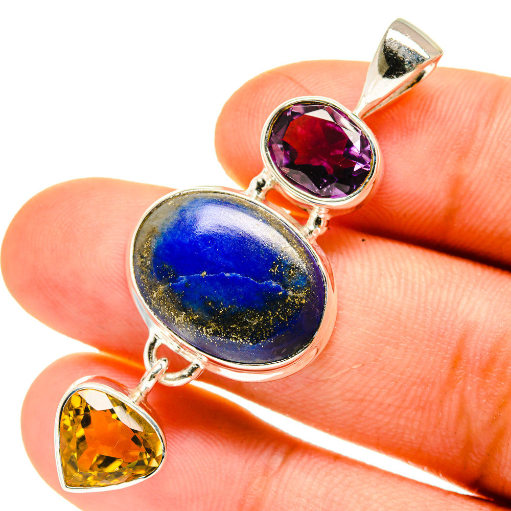Lapis Lazuli Pendants handcrafted by Ana Silver Co - PD760866