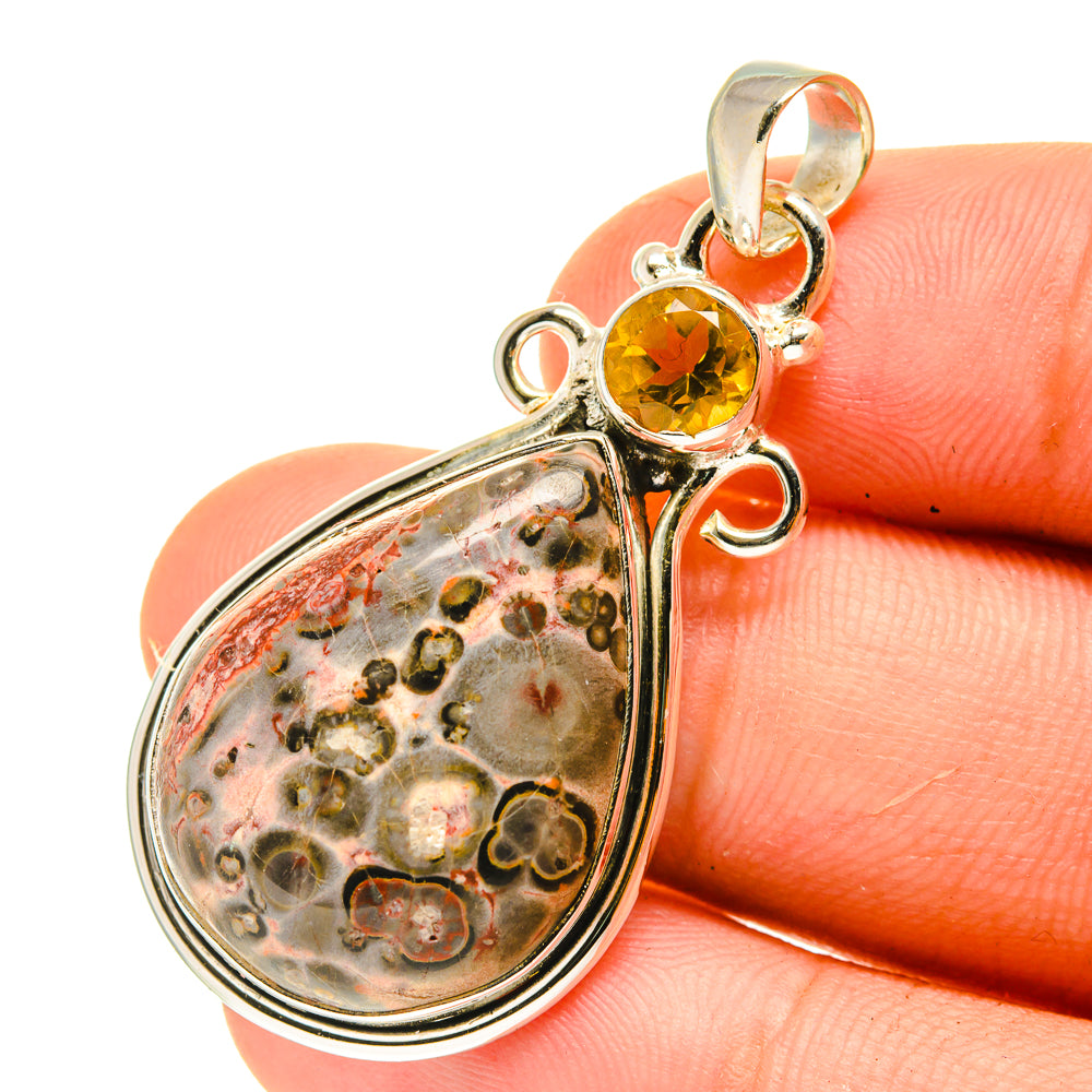 Poppy Jasper Pendants handcrafted by Ana Silver Co - PD760867