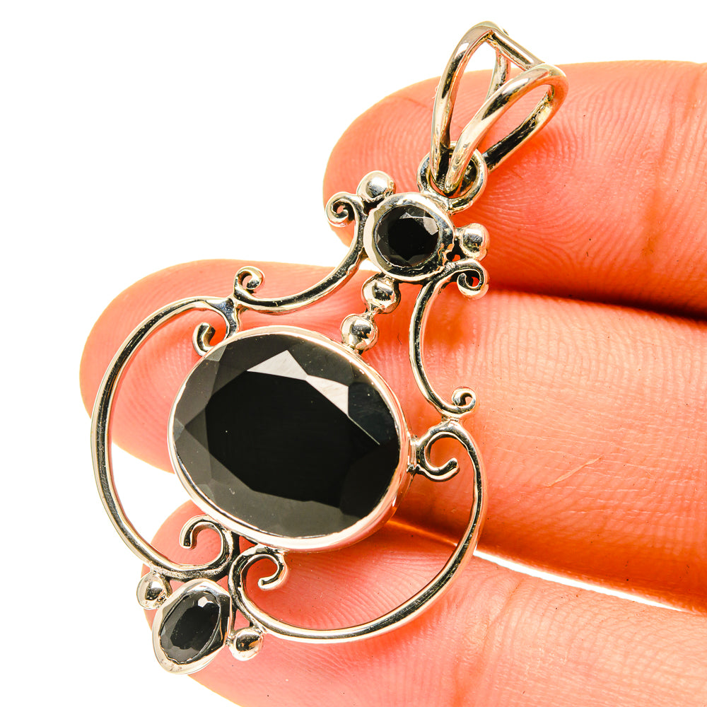 Black Onyx Pendants handcrafted by Ana Silver Co - PD760886