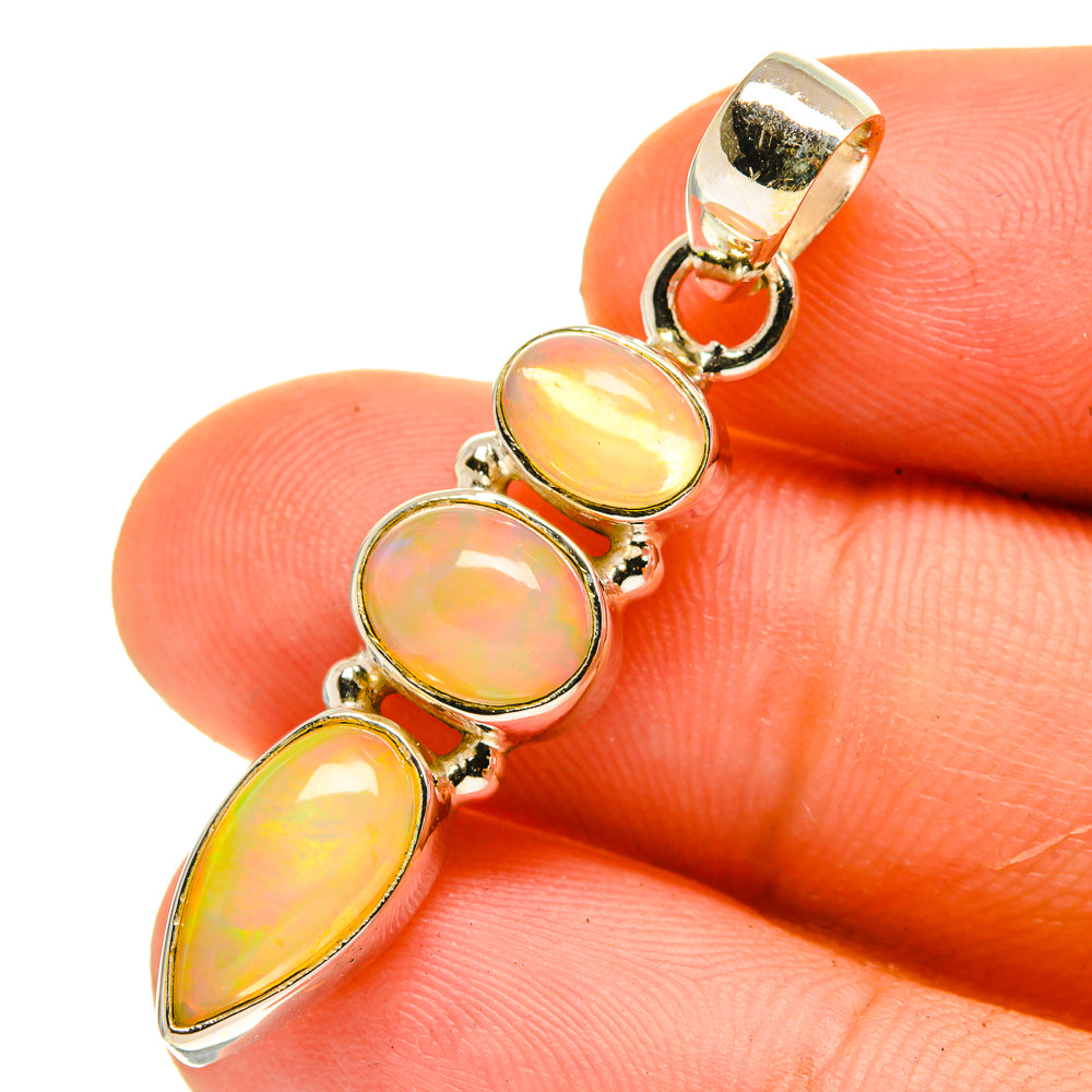 Ethiopian Opal Pendants handcrafted by Ana Silver Co - PD760893