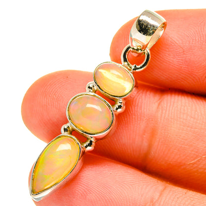 Ethiopian Opal Pendants handcrafted by Ana Silver Co - PD760893