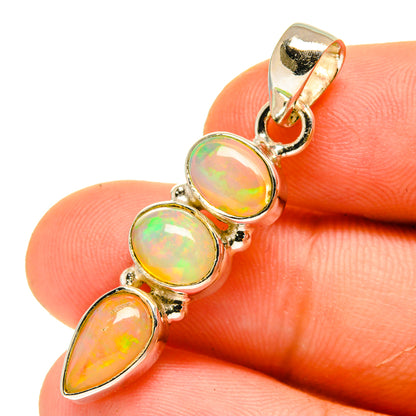 Ethiopian Opal Pendants handcrafted by Ana Silver Co - PD760895