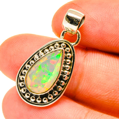 Ethiopian Opal Pendants handcrafted by Ana Silver Co - PD760896
