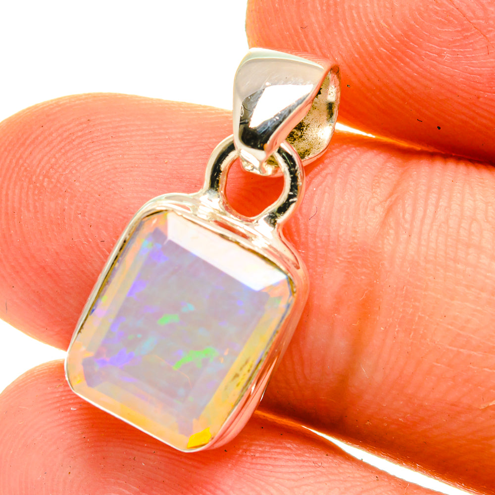 Ethiopian Opal Pendants handcrafted by Ana Silver Co - PD760899