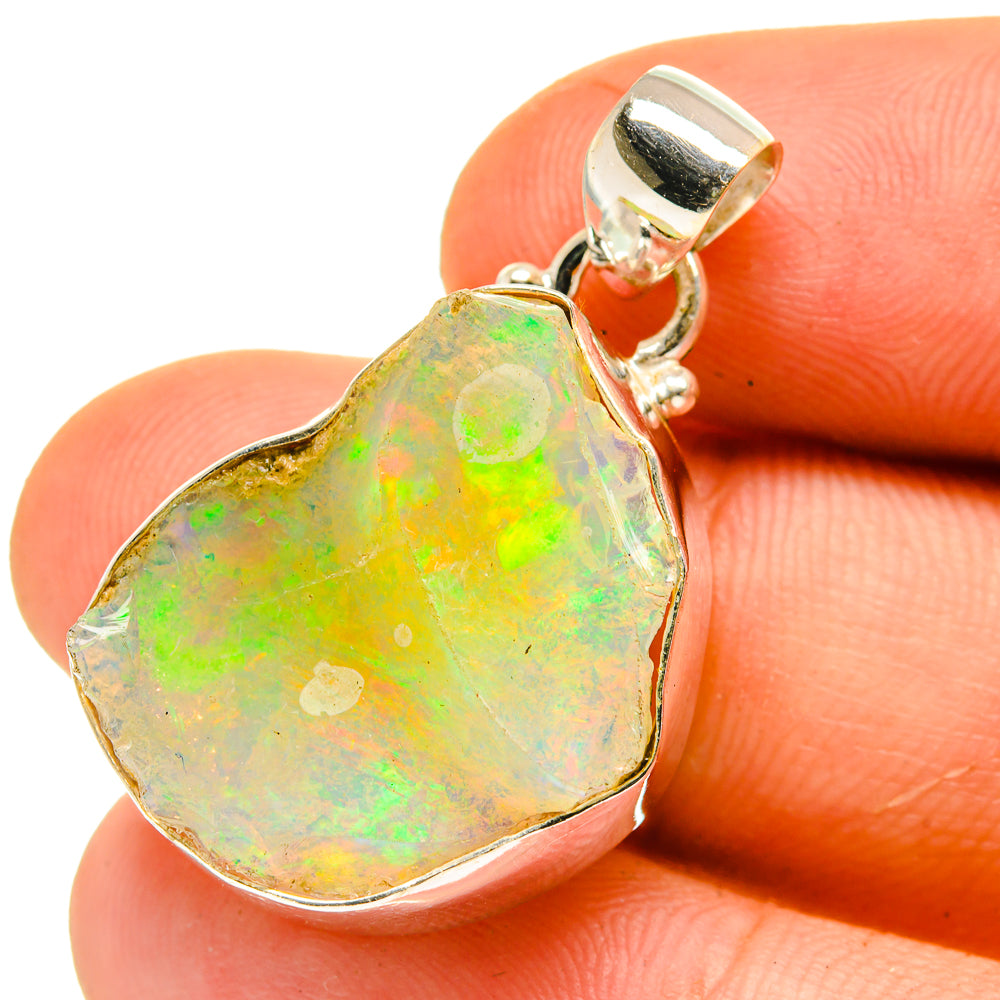 Ethiopian Opal Pendants handcrafted by Ana Silver Co - PD760900