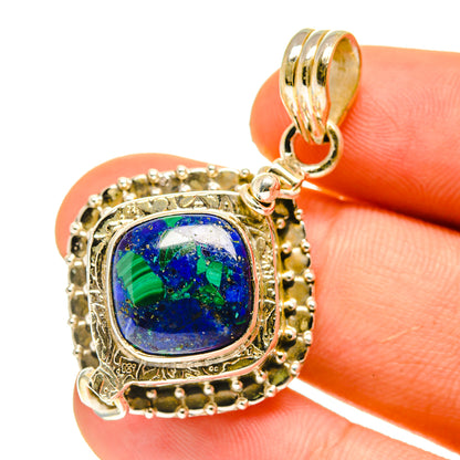 Azurite Pendants handcrafted by Ana Silver Co - PD760910