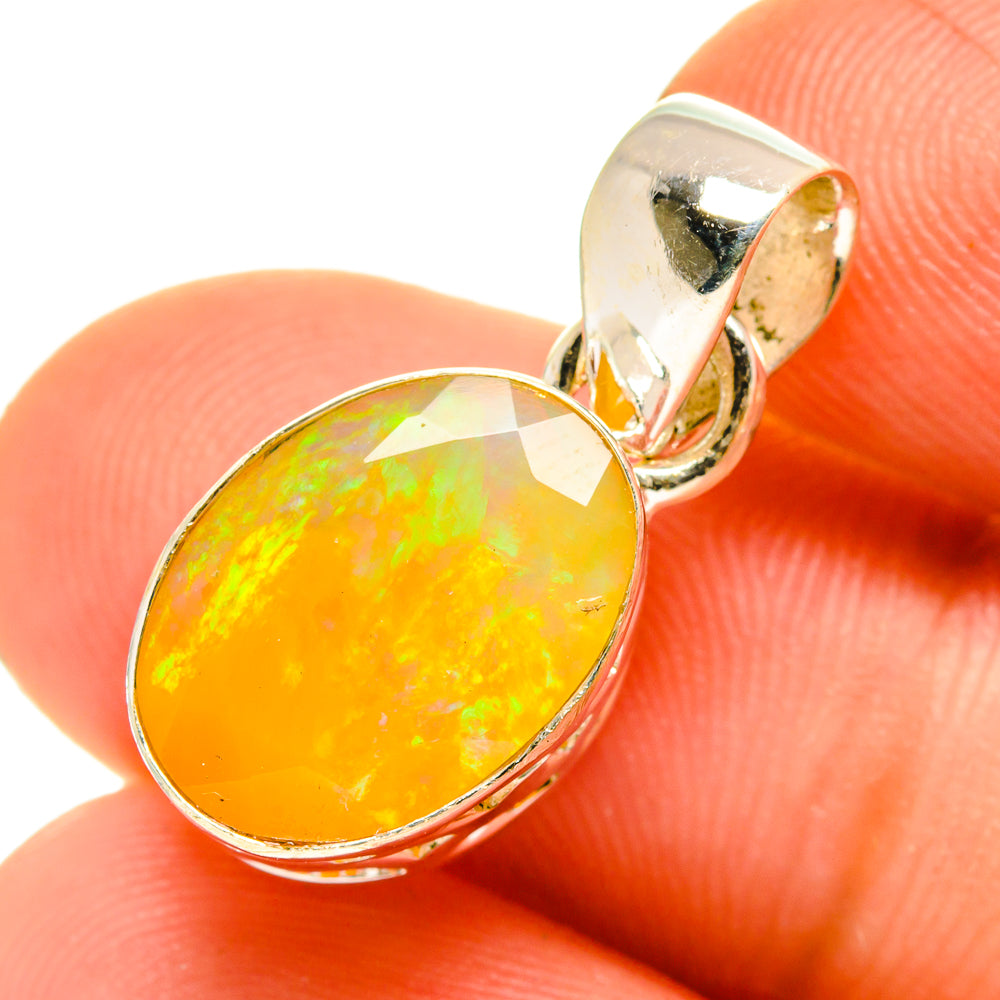 Ethiopian Opal Pendants handcrafted by Ana Silver Co - PD760914