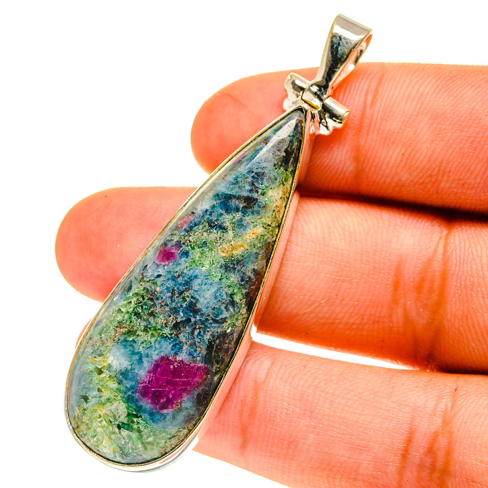 Ruby Fuchsite Pendants handcrafted by Ana Silver Co - PD760928