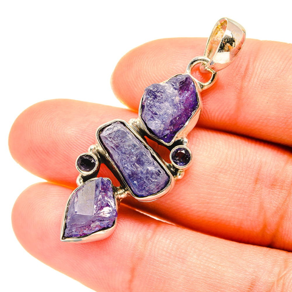 Tanzanite Pendants handcrafted by Ana Silver Co - PD7610
