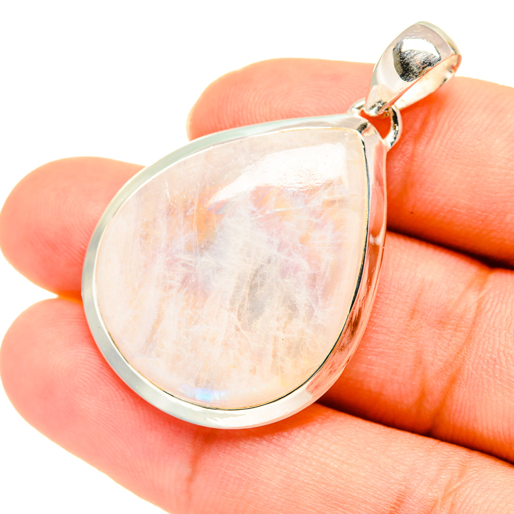 Rainbow Moonstone Pendants handcrafted by Ana Silver Co - PD7615
