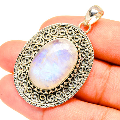 Rainbow Moonstone Pendants handcrafted by Ana Silver Co - PD7618