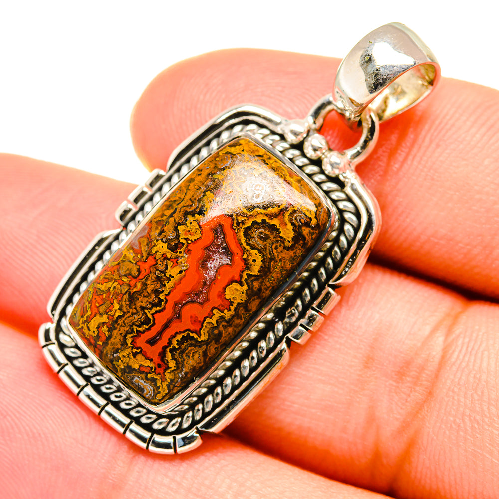 Moroccan Agate Pendants handcrafted by Ana Silver Co - PD7627
