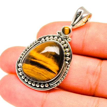Tiger Eye Pendants handcrafted by Ana Silver Co - PD7634