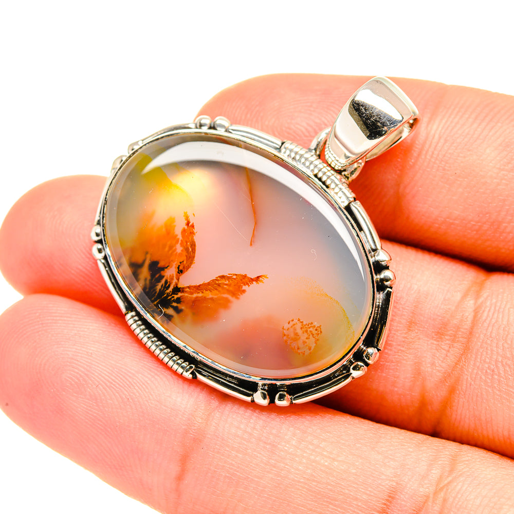 Scenic Dendritic Agate Pendants handcrafted by Ana Silver Co - PD7637