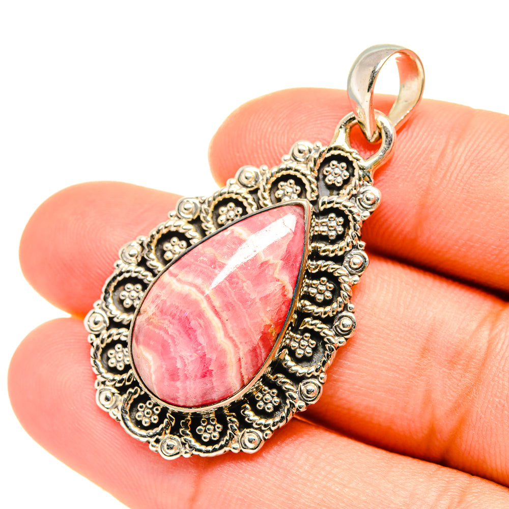 Rhodochrosite Pendants handcrafted by Ana Silver Co - PD7642