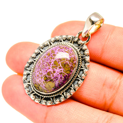 Stichtite Pendants handcrafted by Ana Silver Co - PD7654