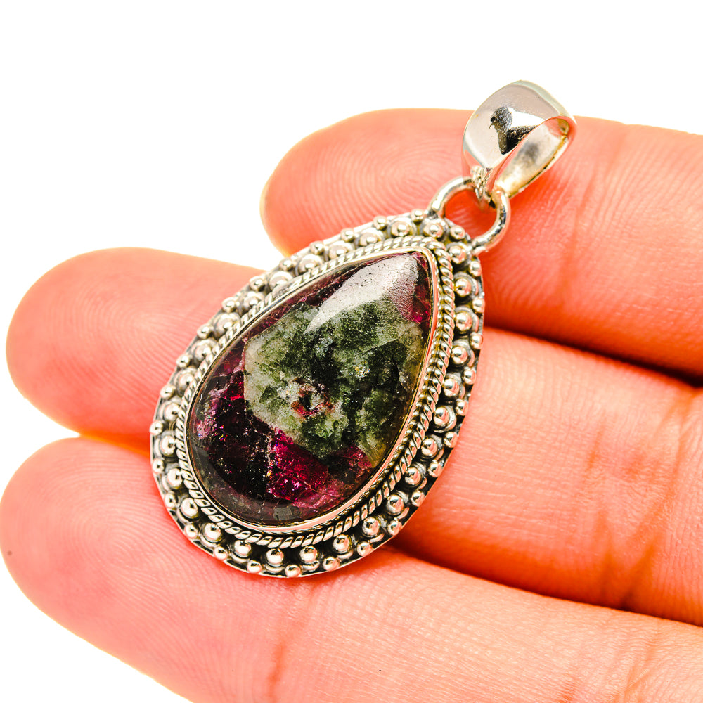 Russian Eudialyte Pendants handcrafted by Ana Silver Co - PD7655