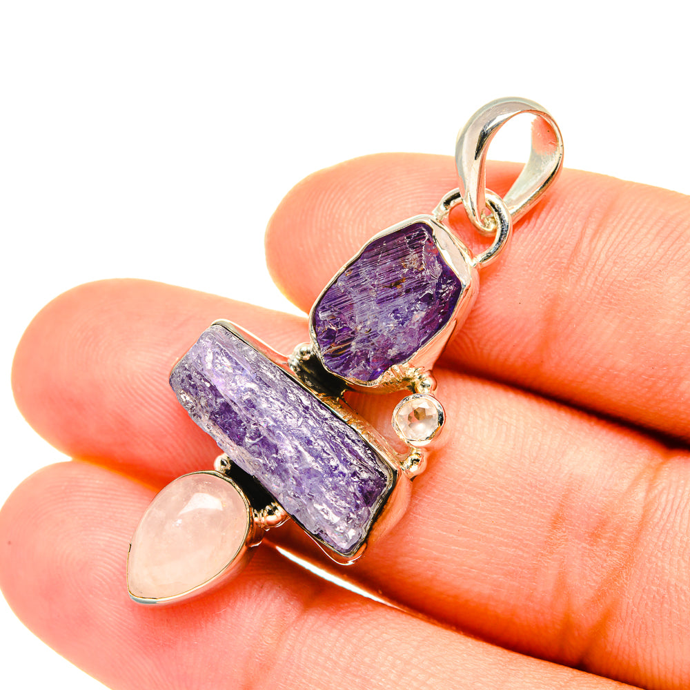 Tanzanite Pendants handcrafted by Ana Silver Co - PD7656