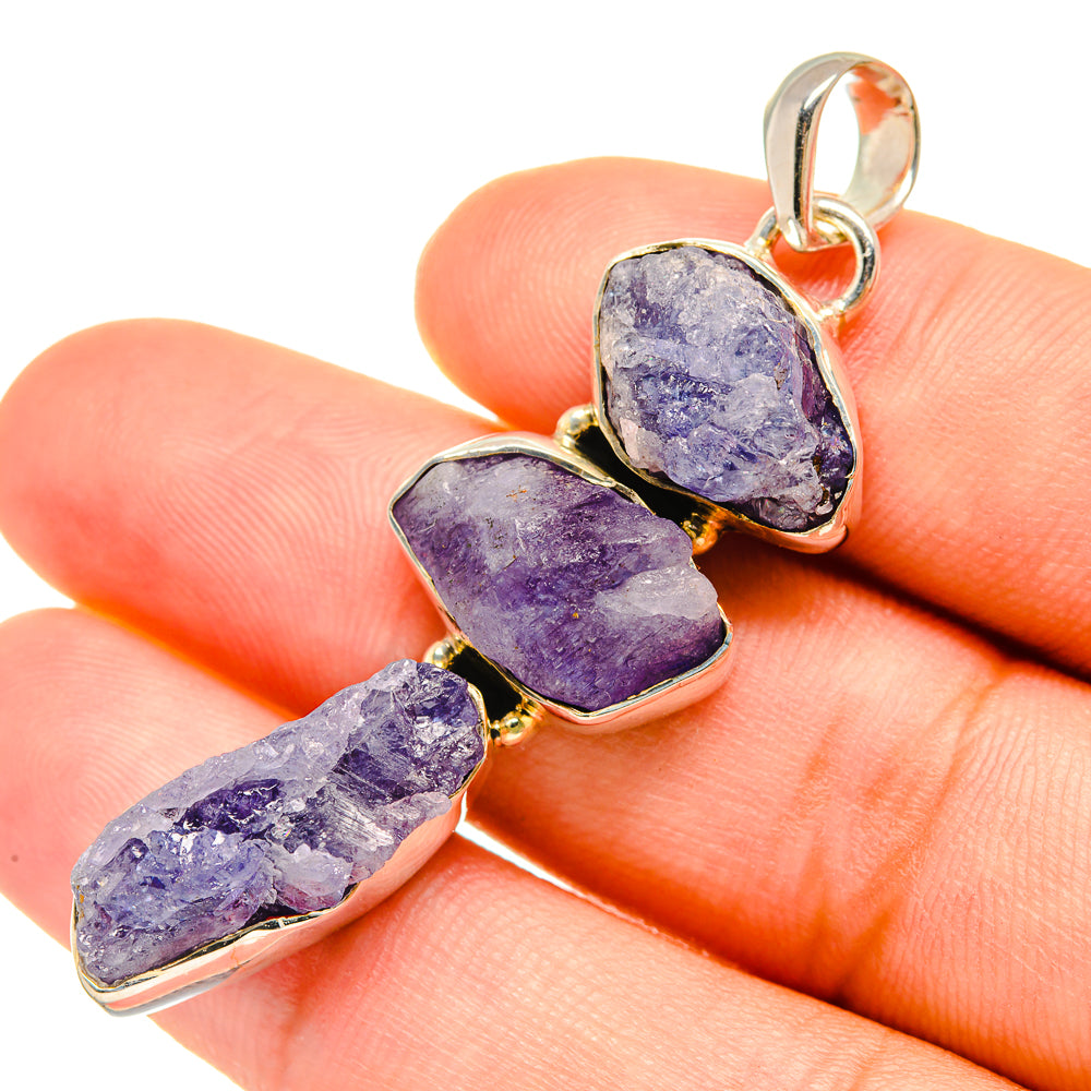 Tanzanite Pendants handcrafted by Ana Silver Co - PD7657