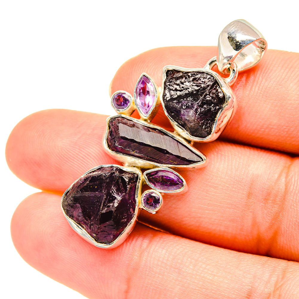 Amethyst Pendants handcrafted by Ana Silver Co - PD7659