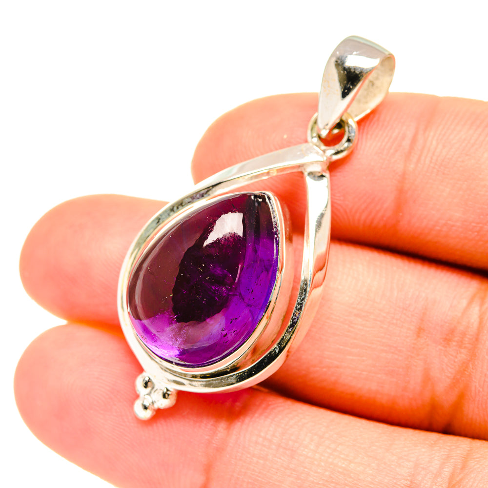 Amethyst Pendants handcrafted by Ana Silver Co - PD7660