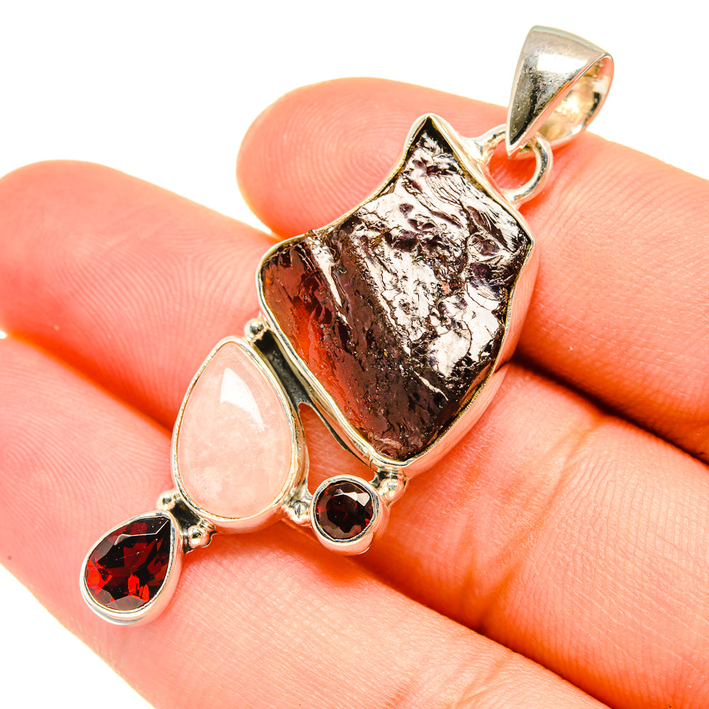 Garnet Pendants handcrafted by Ana Silver Co - PD7692