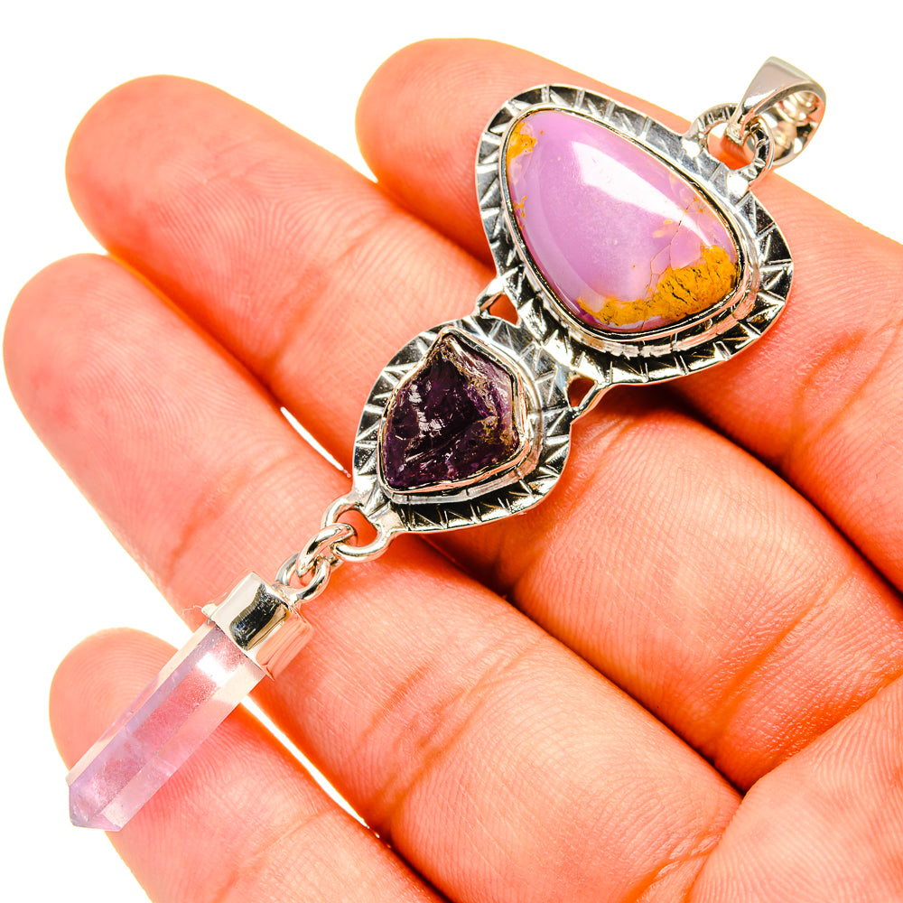 Phosphosiderite Pendants handcrafted by Ana Silver Co - PD7700