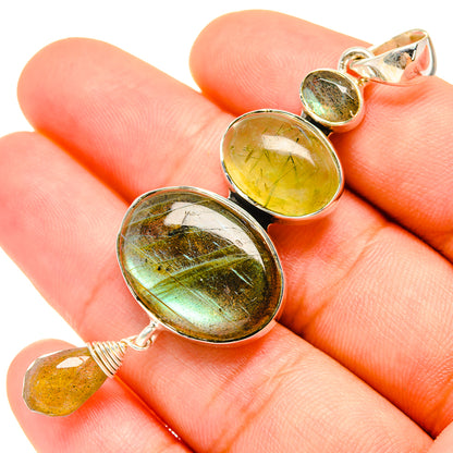 Labradorite Pendants handcrafted by Ana Silver Co - PD7708