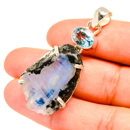 Rainbow Moonstone Pendants handcrafted by Ana Silver Co - PD7710