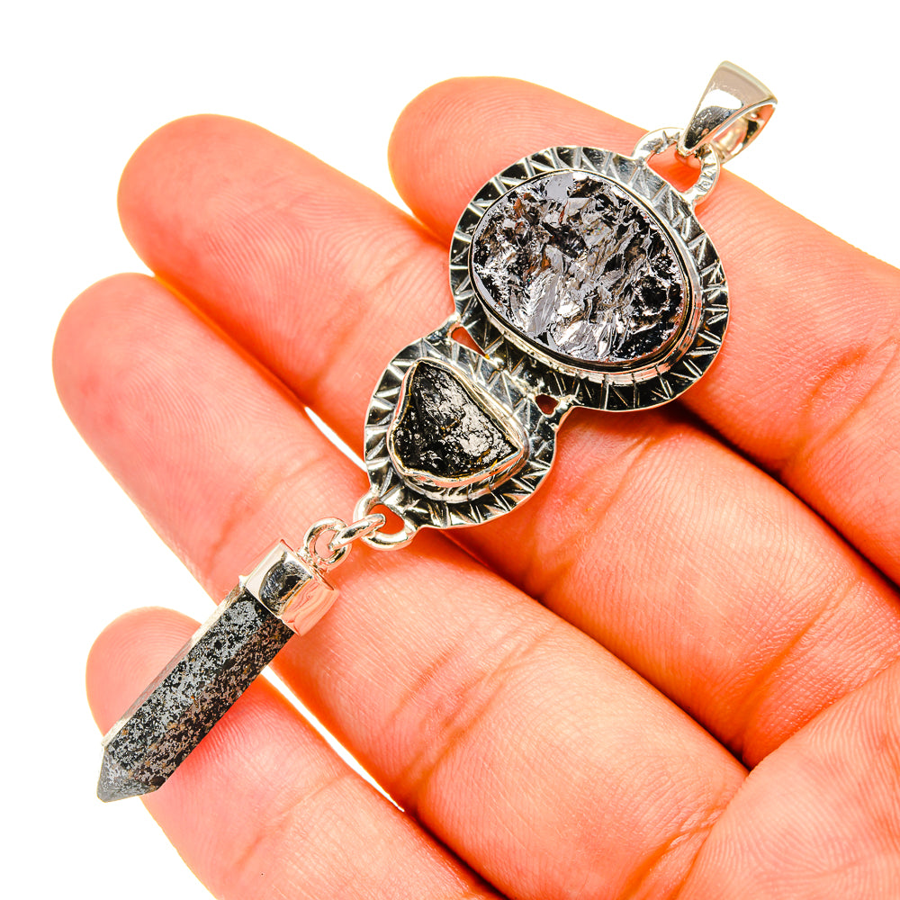 Shungite Pendants handcrafted by Ana Silver Co - PD7713