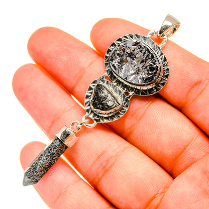 Shungite Pendants handcrafted by Ana Silver Co - PD7713