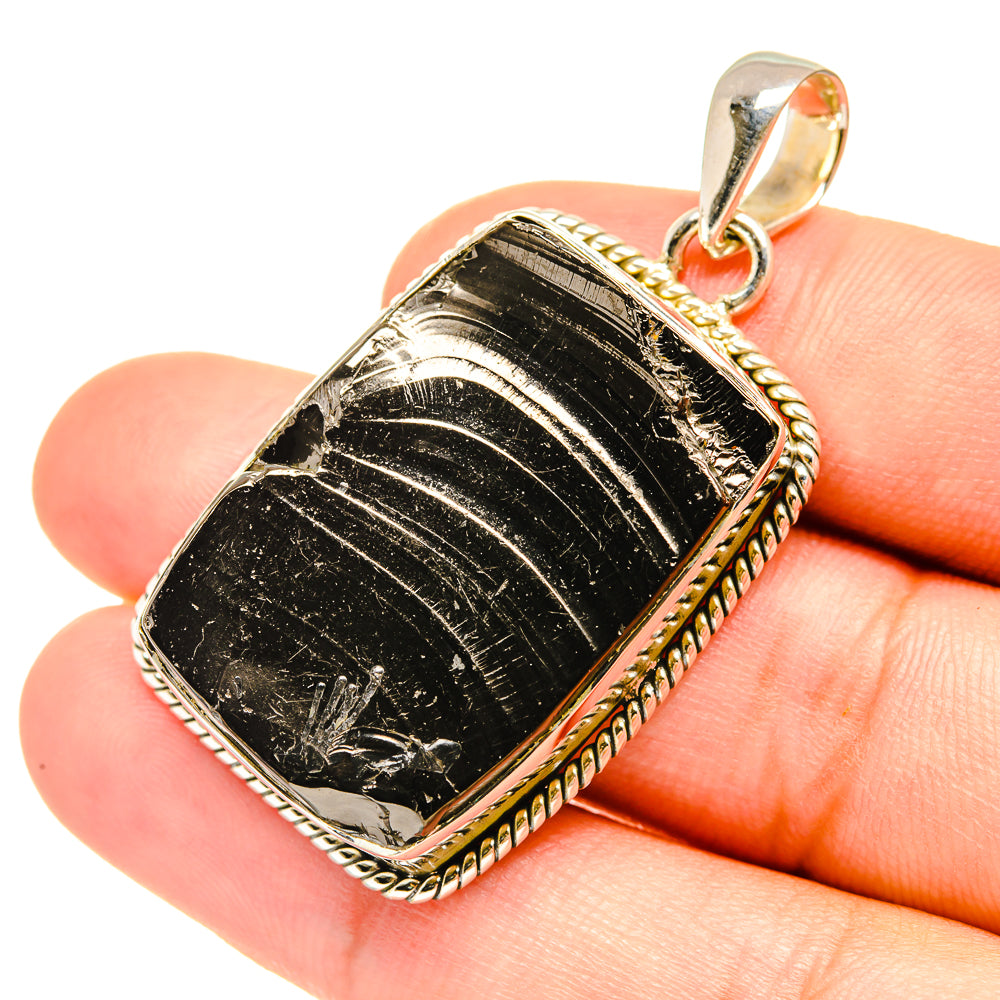 Shungite Pendants handcrafted by Ana Silver Co - PD7720
