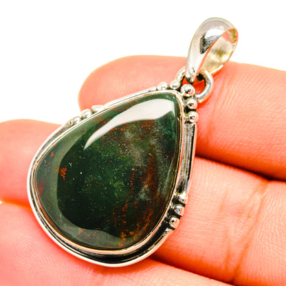 Bloodstone Pendants handcrafted by Ana Silver Co - PD7722