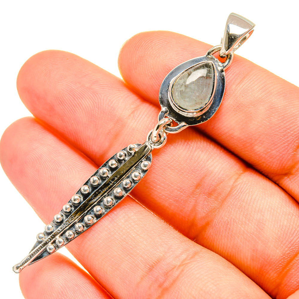 Aquamarine Pendants handcrafted by Ana Silver Co - PD7727