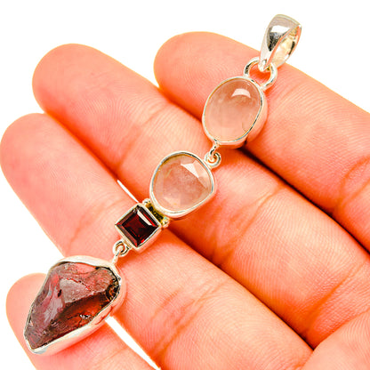 Garnet Pendants handcrafted by Ana Silver Co - PD7736