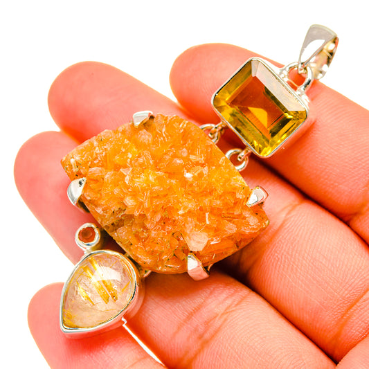 Vanadinite Pendants handcrafted by Ana Silver Co - PD7748