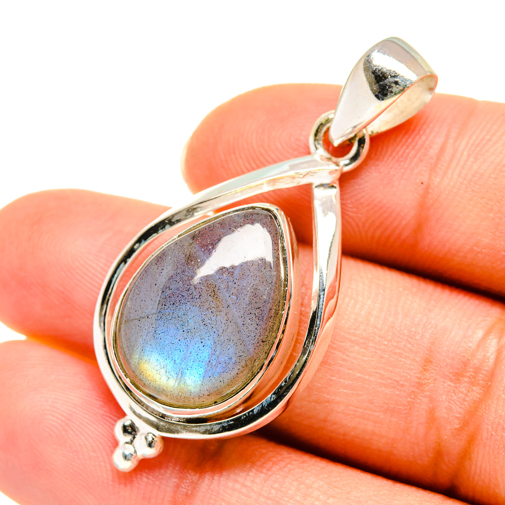 Labradorite Pendants handcrafted by Ana Silver Co - PD7754
