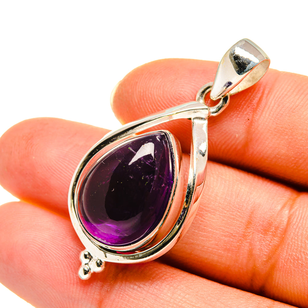Amethyst Pendants handcrafted by Ana Silver Co - PD7772