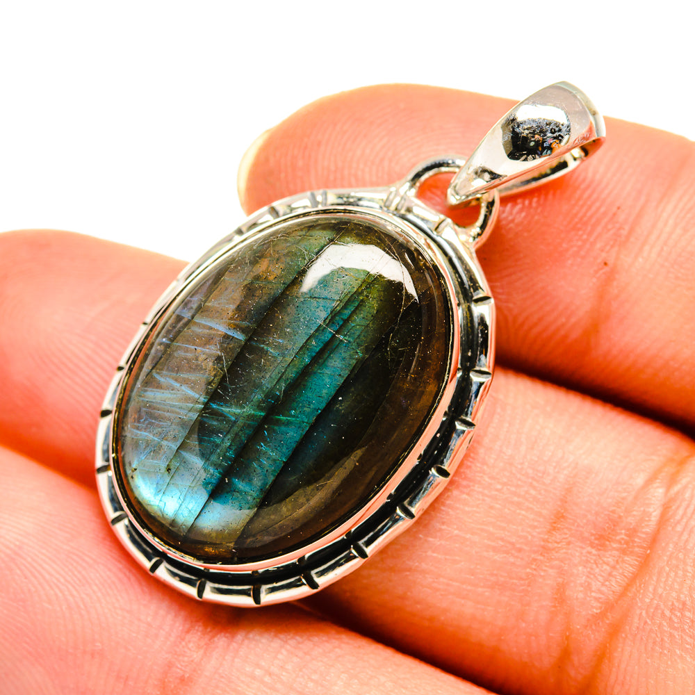 Labradorite Pendants handcrafted by Ana Silver Co - PD7781
